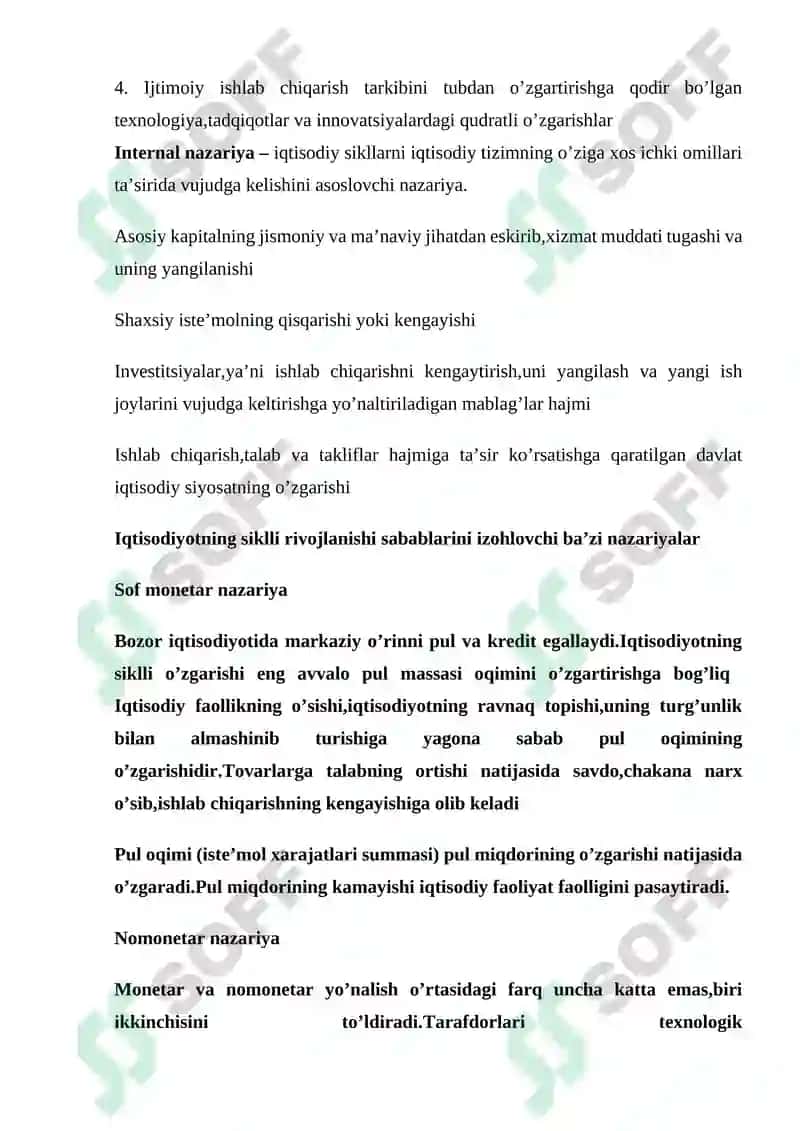 Iqtisodiy sikl 4