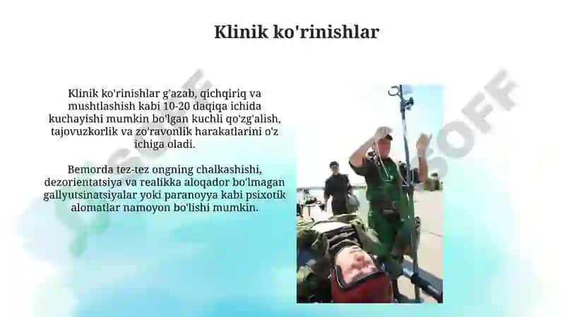 O'tkir psixomotor qo'zg'alish 4