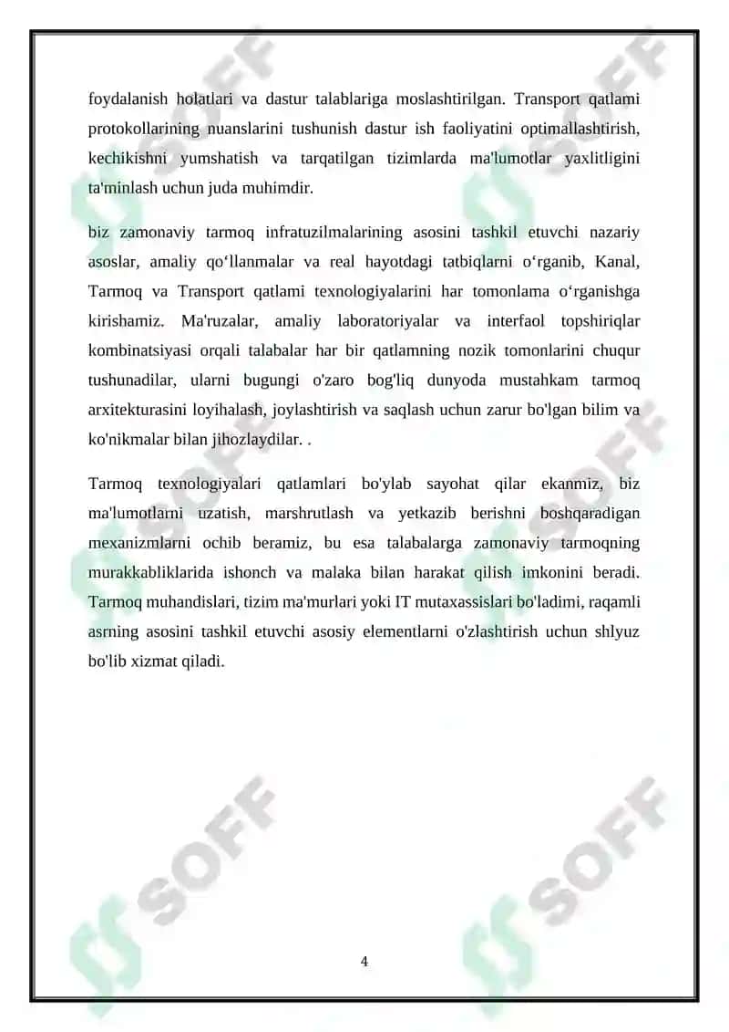 MULTIMEDIALI ALOQA TARMOQLARI 4