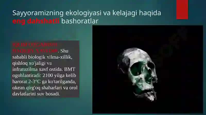 Iqlimo‘zgarishi va ekologik muammolar 4