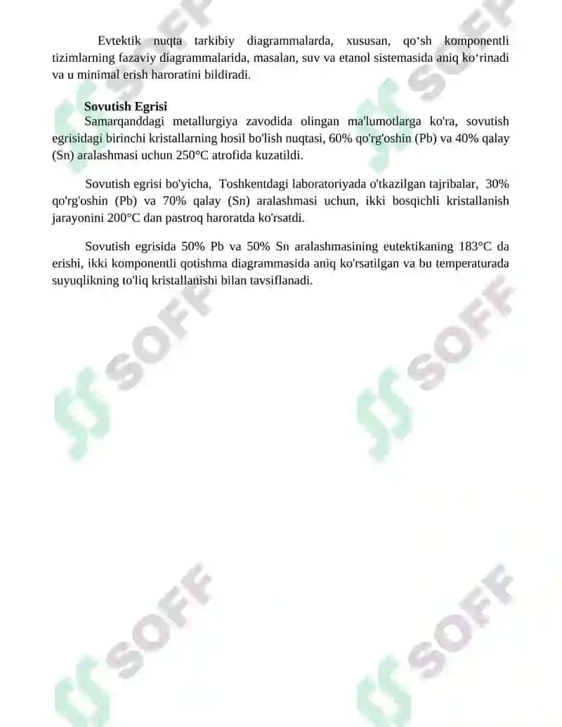 Termik tahlil usuli. Evtetikali sistemalar 4