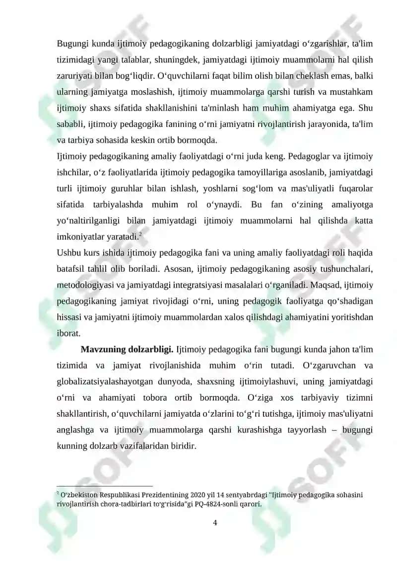 Ijtimoiy Pedagogika Fan va Amaliy Faoliyat 4
