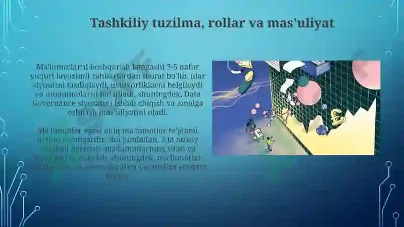 Data Governancesiyosatiniishlabchiqishvaamaliyotgatatbiqetish 4