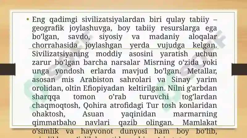 Qadimgi Misr sivilizatsiyasi 4