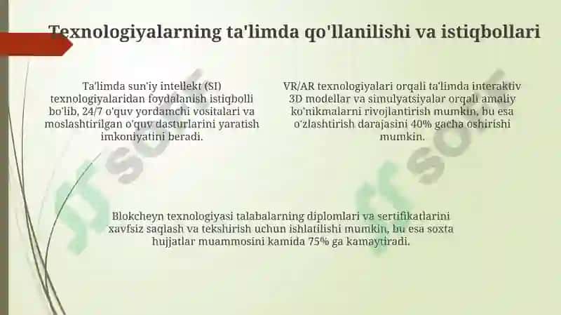 Ilmiy-texnik jarayon va ta'lim mazmuni 4