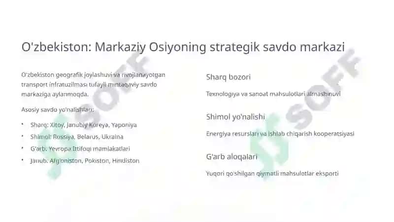 Tashqi Savdo Geografiyasi Diversifikatsiyasi 4