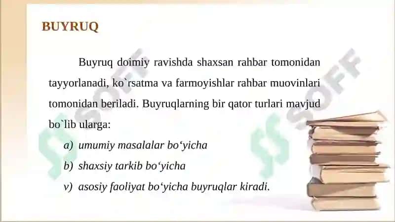 FARMOYISH HUJJATLARI 4