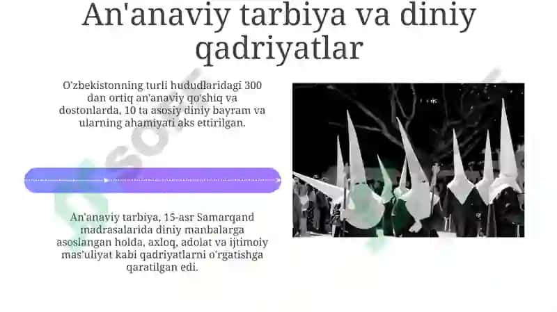 Xalq pedagogikasida diniy ta'limotlar ahamiyati 4