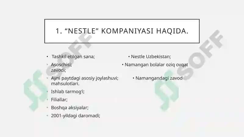 Nestle kompaniyasi 4