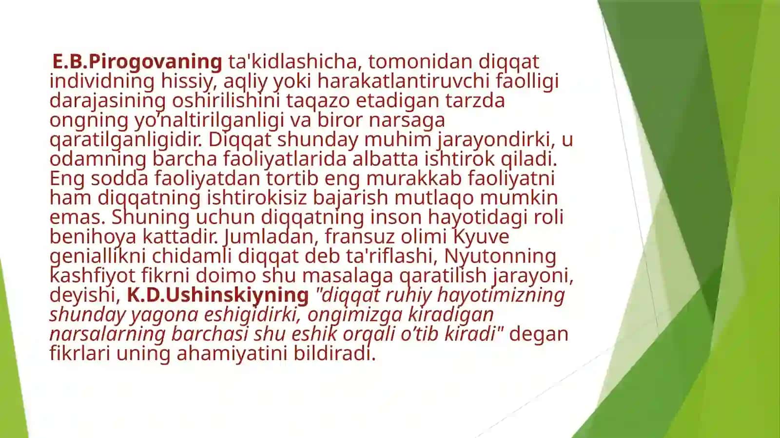Eksperimental psixologiya va praktikum 4