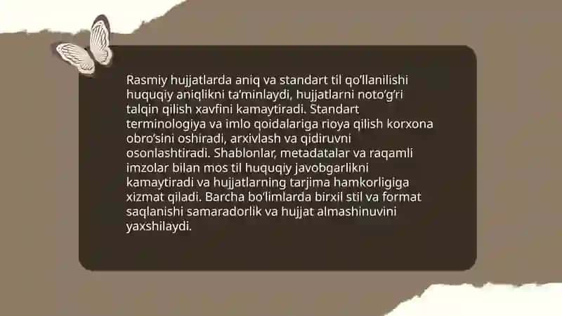 O’zbek tilini mening sohamda to’g’ri qo’llashning ahamiyati 4
