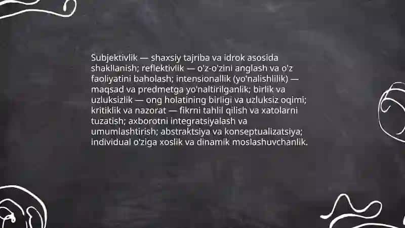 Ong haqida tushuncha va uning xossalari 4