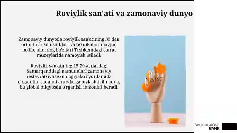 Roviylik san'ati haqida tushuncha 4
