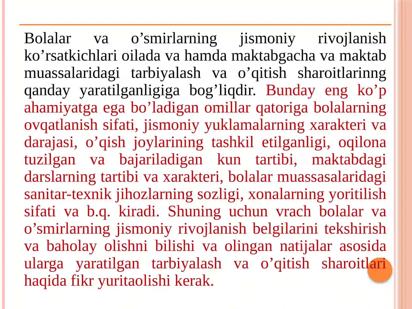 Bolalar salomatligi va jismoniy rivojlanish. 4