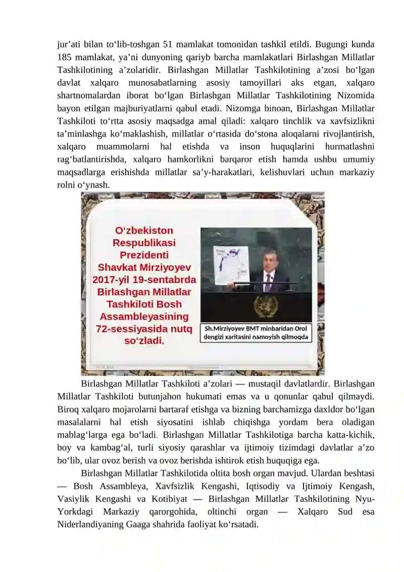 Birlashgan Millatlar Tashkiloti Faoliyati 4