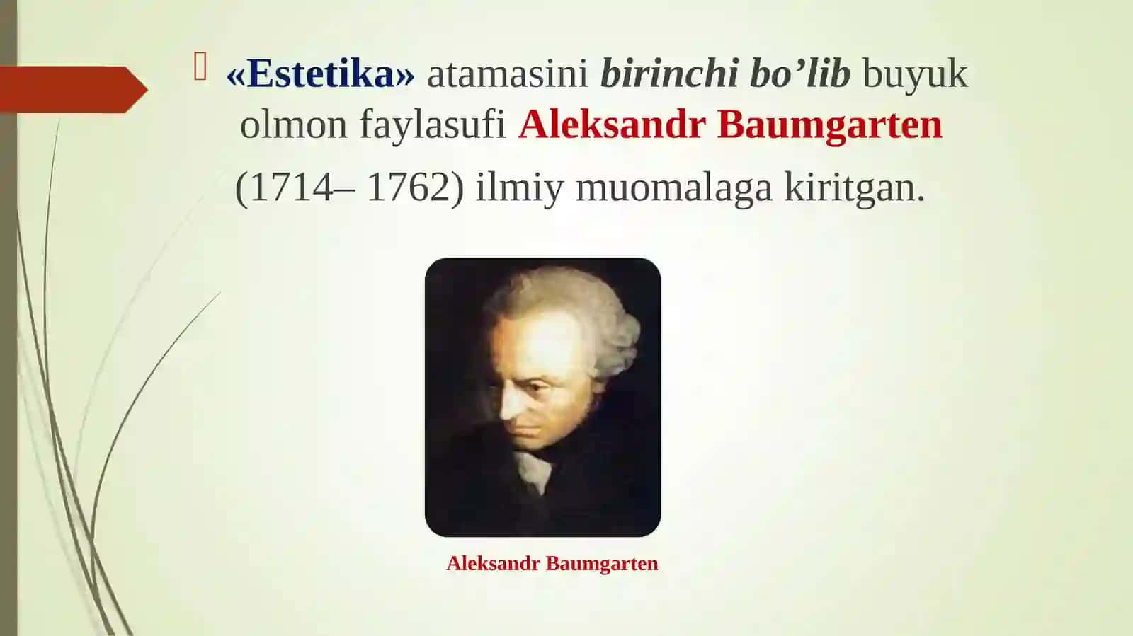 Nafosat falsafasi (ESTETIKA) 4