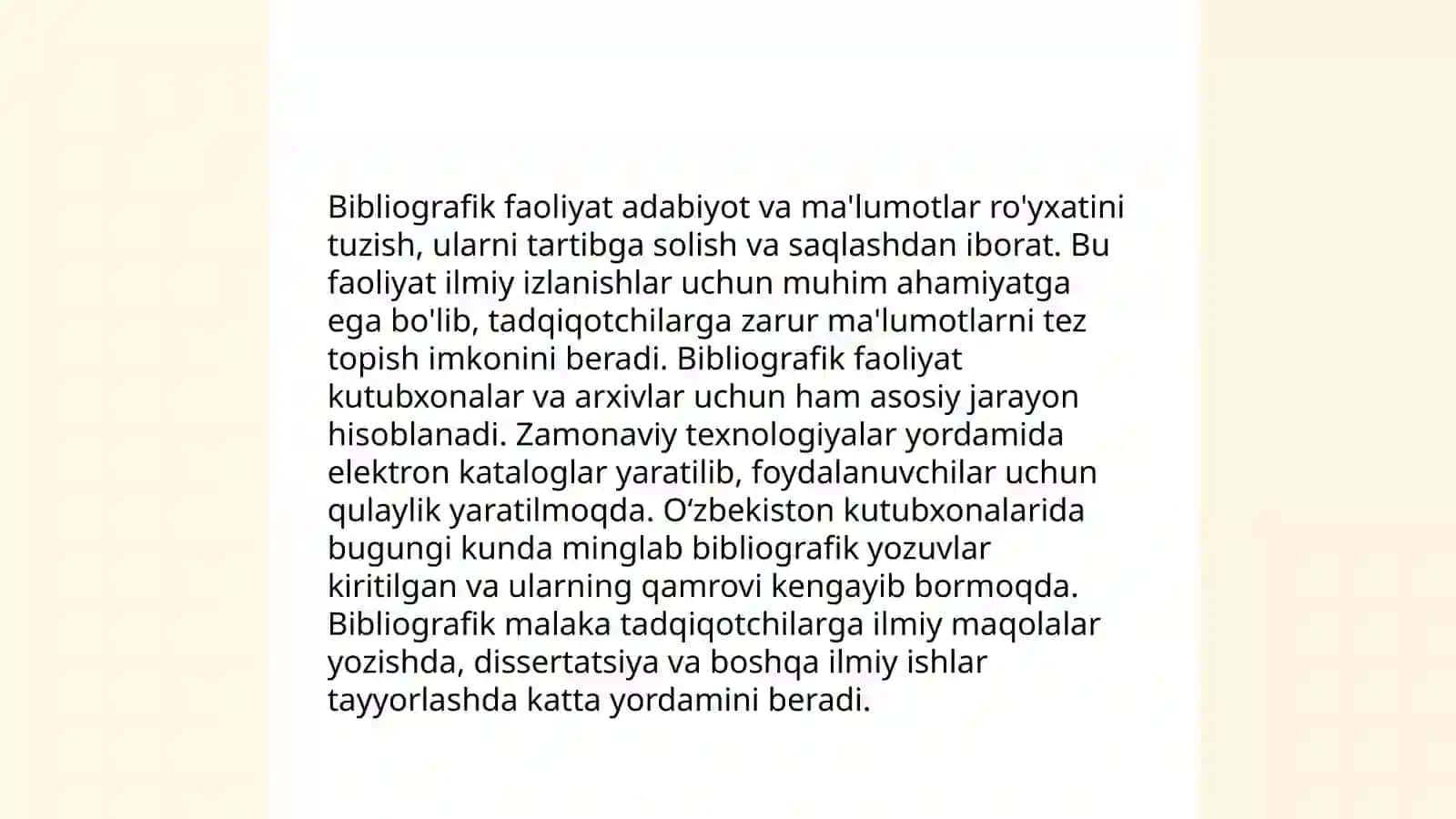 Oliy ta'lim ARM o'rni 4