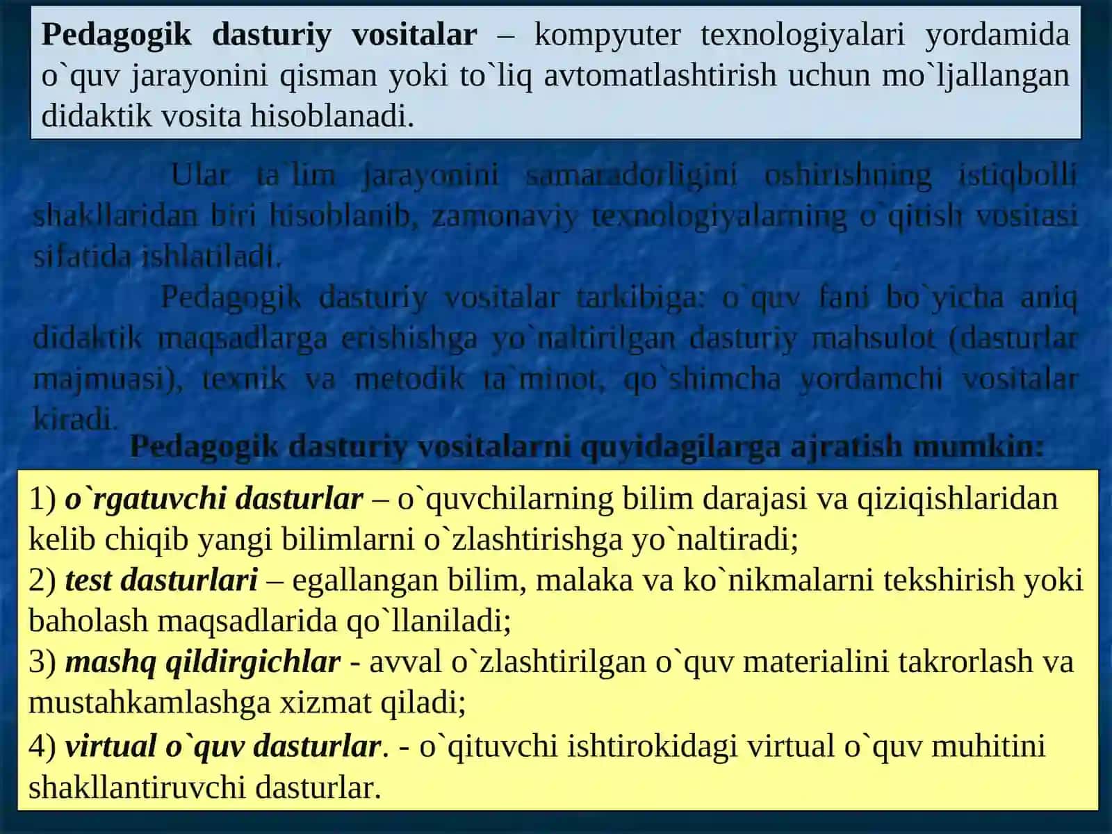 Ta'limda axborot texnologiyalarining o'rni 4