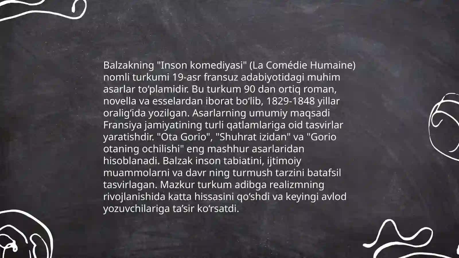 Balzak asarlari haqida 4