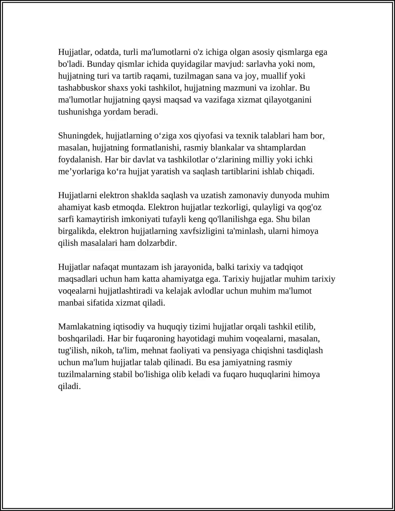 Hujjat va uning turlari 4