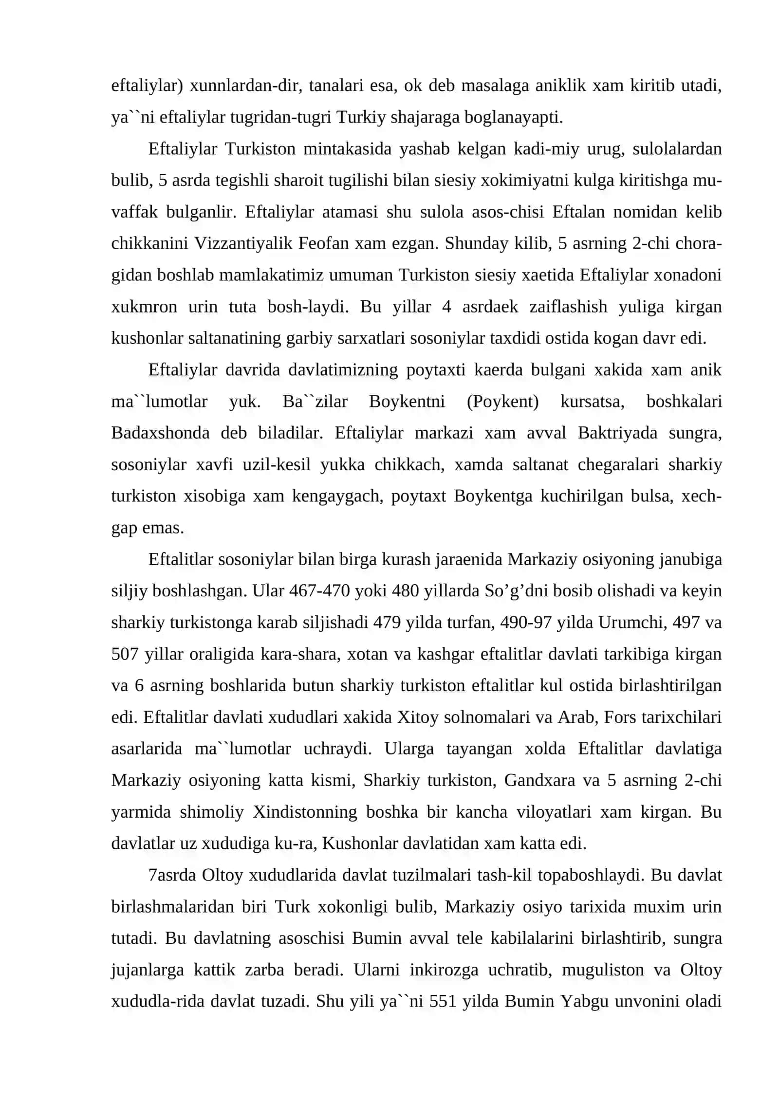 O’rta Osiyoning ilk o’rta asrlardagi tarixiy geografiyasi 4