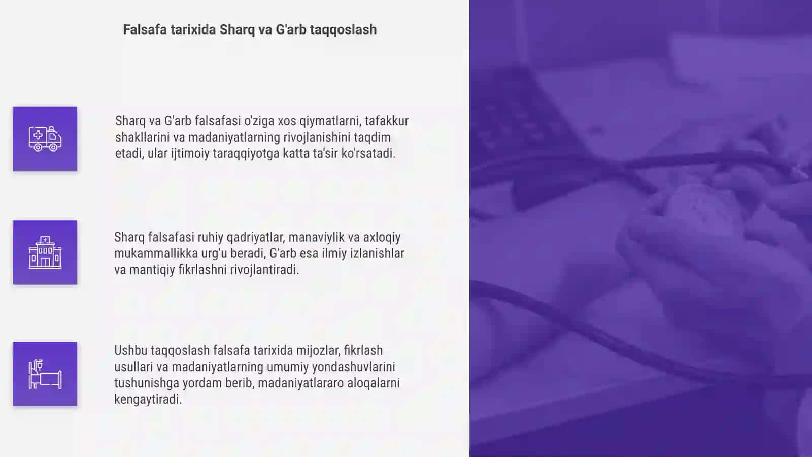 Sharq va G'arb falsafasining mohiyati va ijtimoiy taraqqiyotdagi roli 4