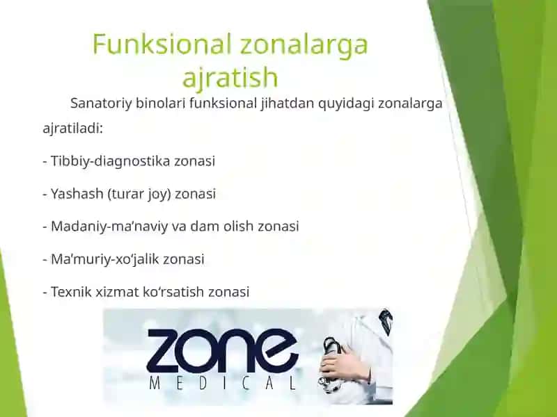 Sanatoriy binolarining funksional taqsimlanishining o‘ziga xos jihatlari 4