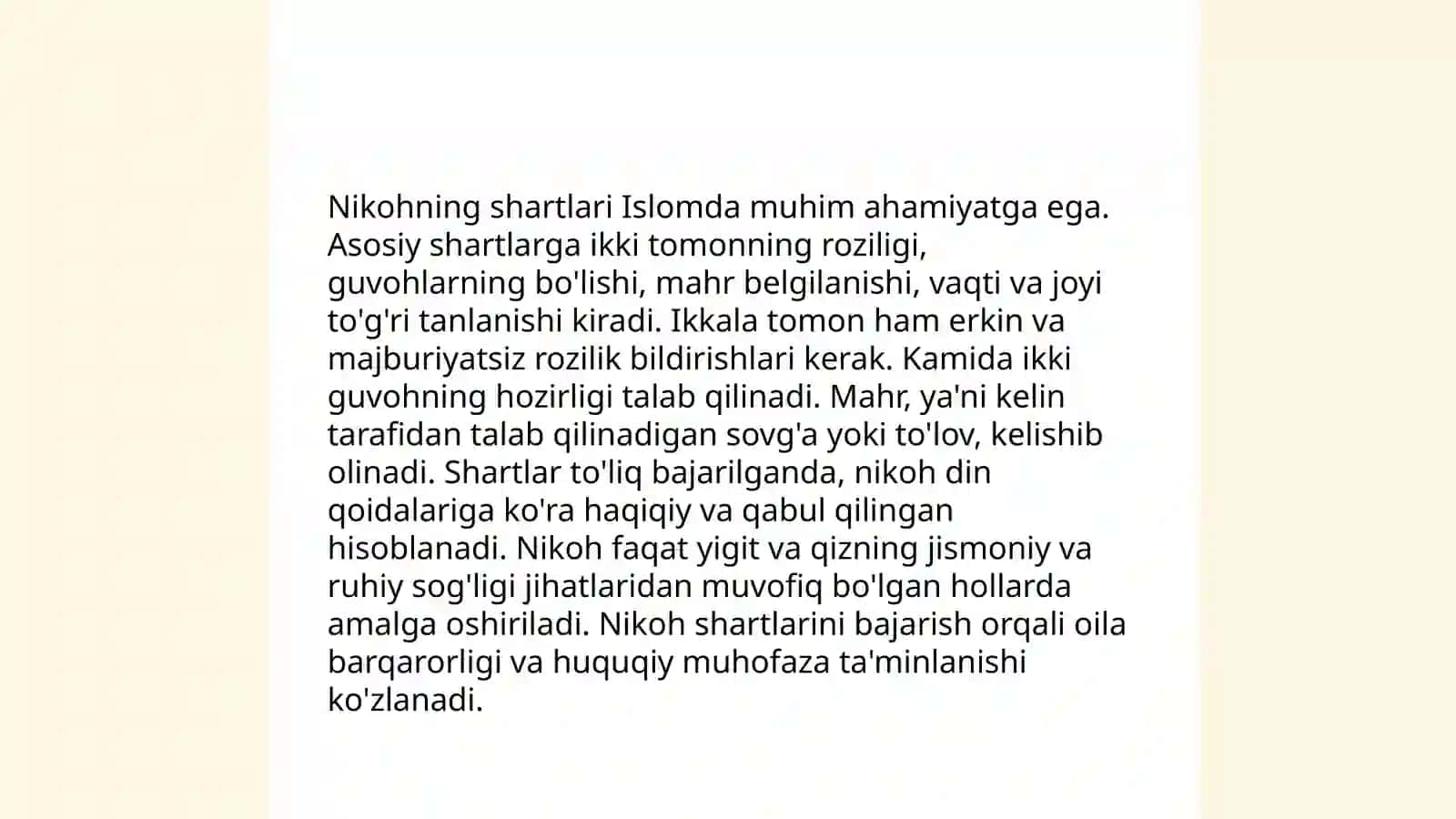 Islom huquqshunoslikda nikoh,oila,taloq,idda,zinhor tushunchalari 4