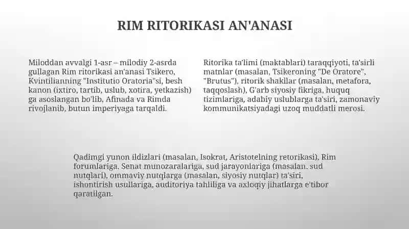 Nutq madaniyati va notiqlik san’ati tarixi 4