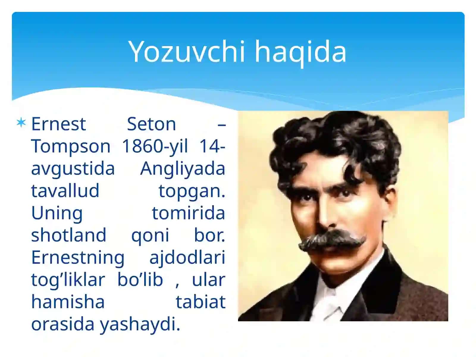 Ernest Seton-Tompsonning Hayoti va Yaratilishi 4