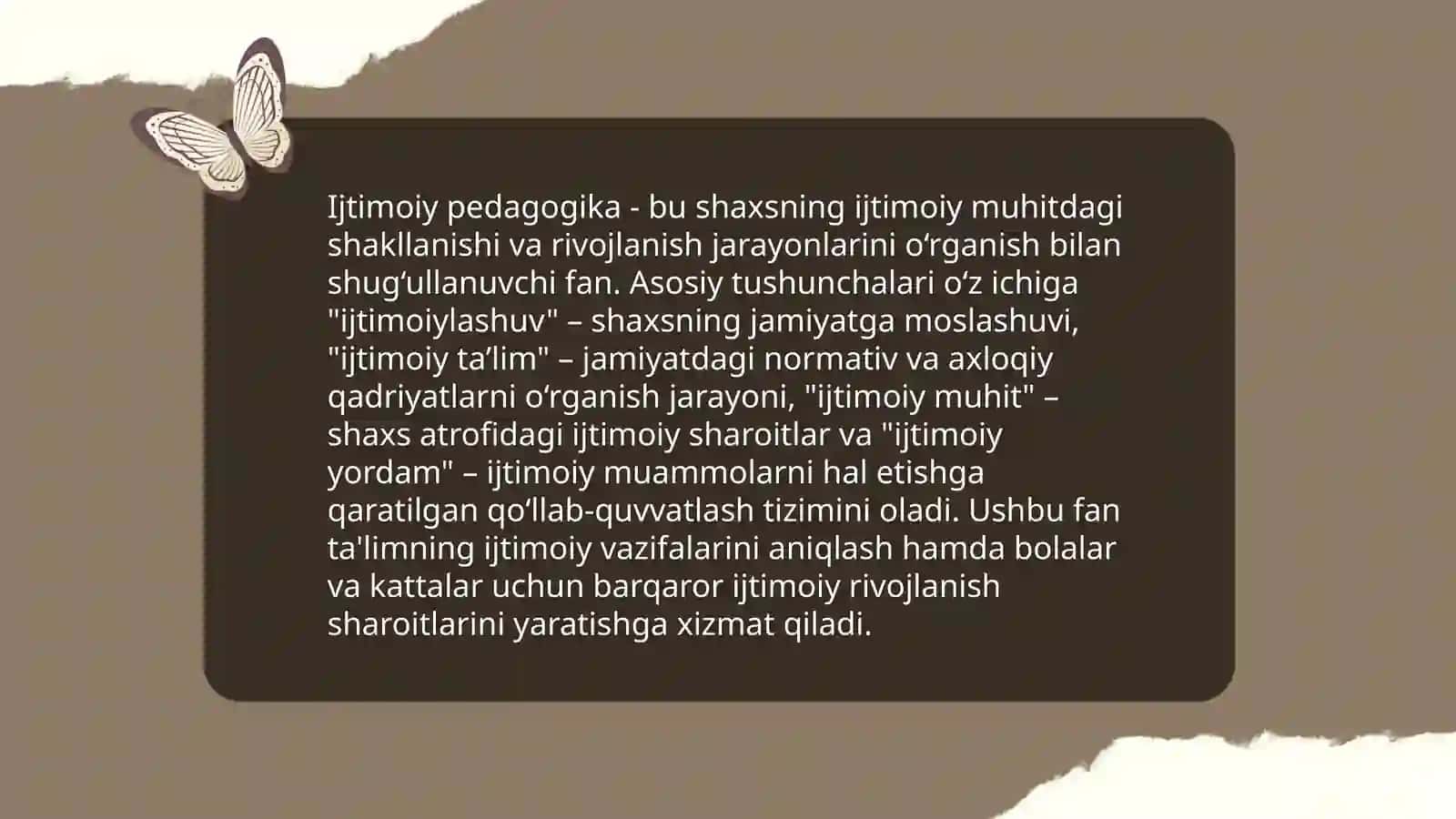 Ijtimoiylashuv ijtimoiy pedagogik jarayon 4