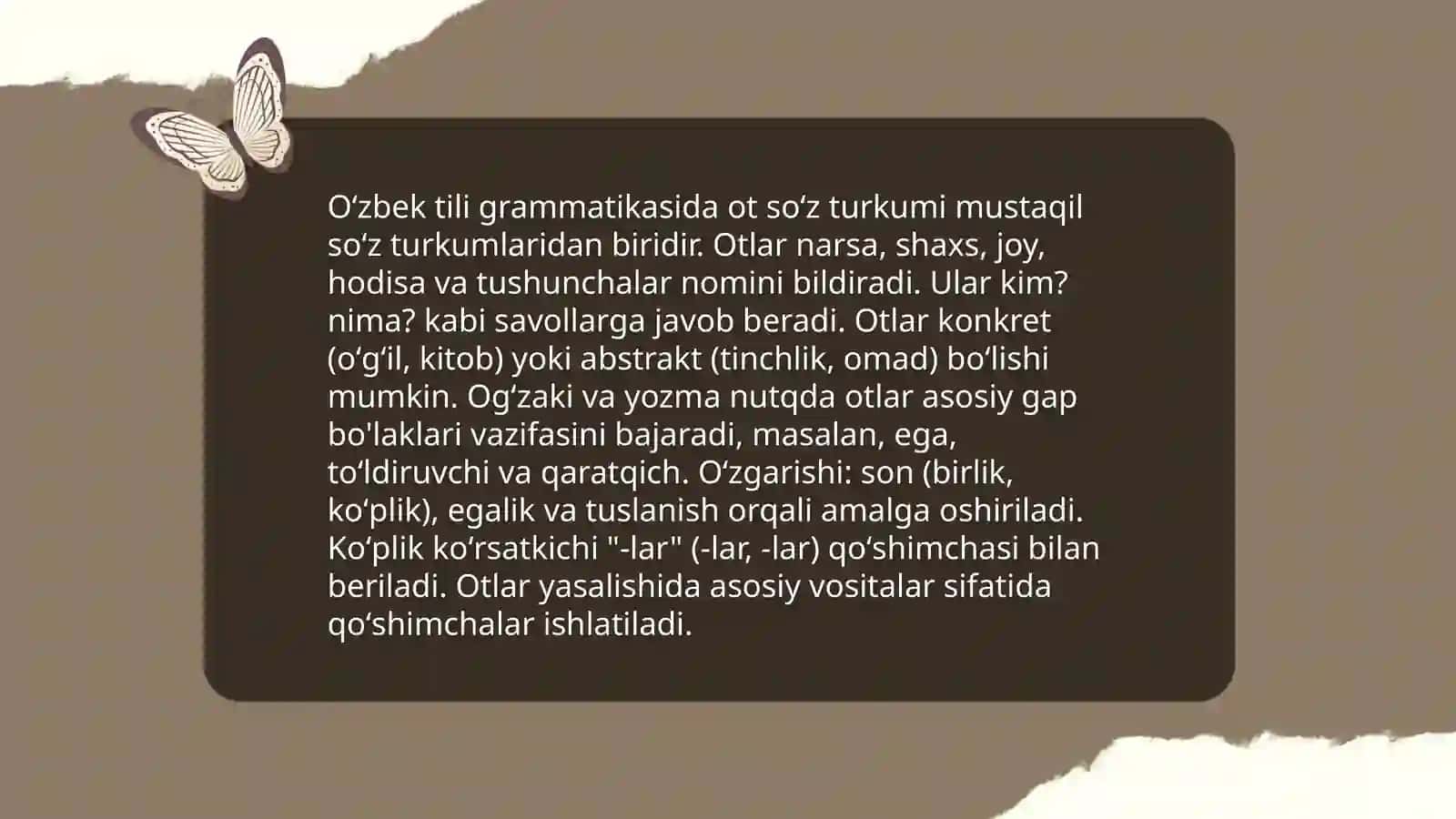 Ot soʻz turkumi 4