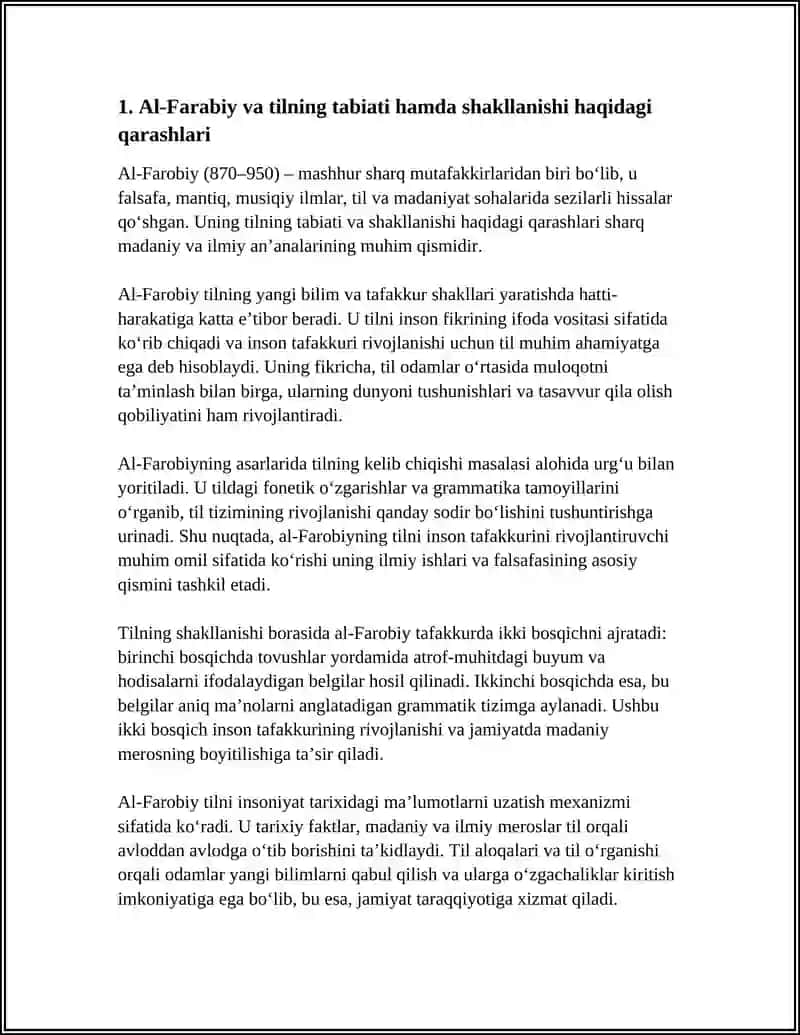SHARQ MUTAFAKKIRLARINING TIL SHAKLLANISHIGA OID QARASHLARI 4