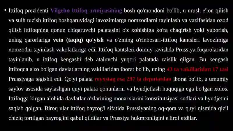 Shimoliy Germaniya va Italiyaning birlashtirilishi 4