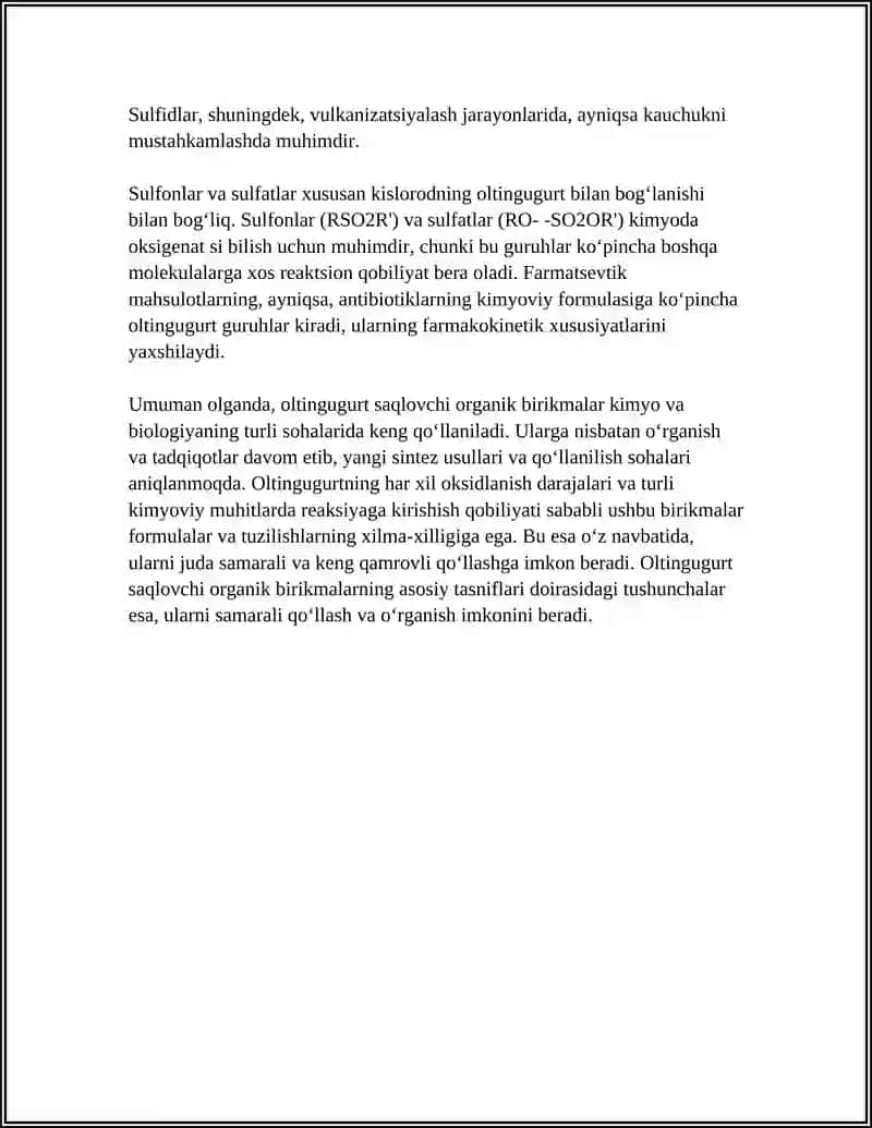 OLTINGUGURT SAQLOVCHI ORGANIK BIRIKMALAR 4