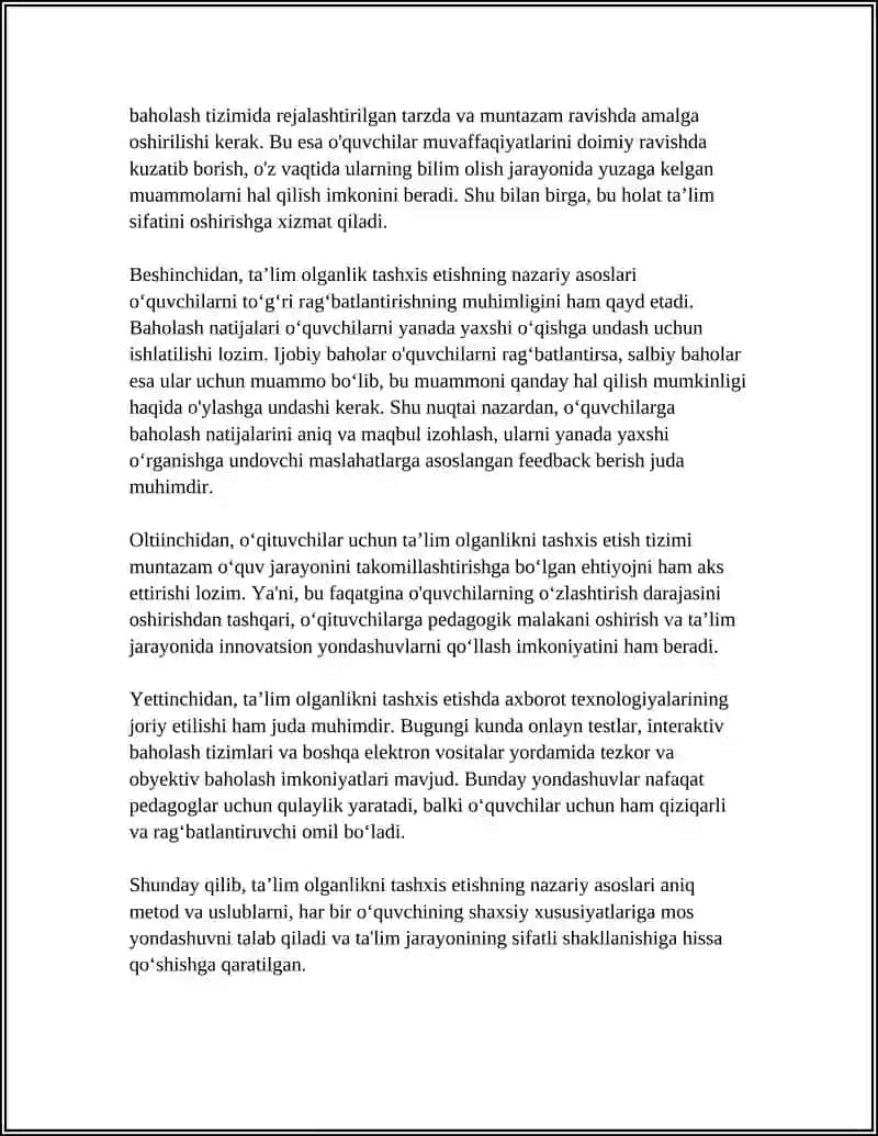 TALIM OLGANLIKNI TASHXIS ETISH 4