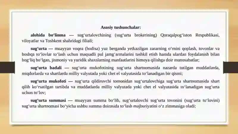 Sug‘urtaning iqtisodiy mohiyati va ahamiyati 4