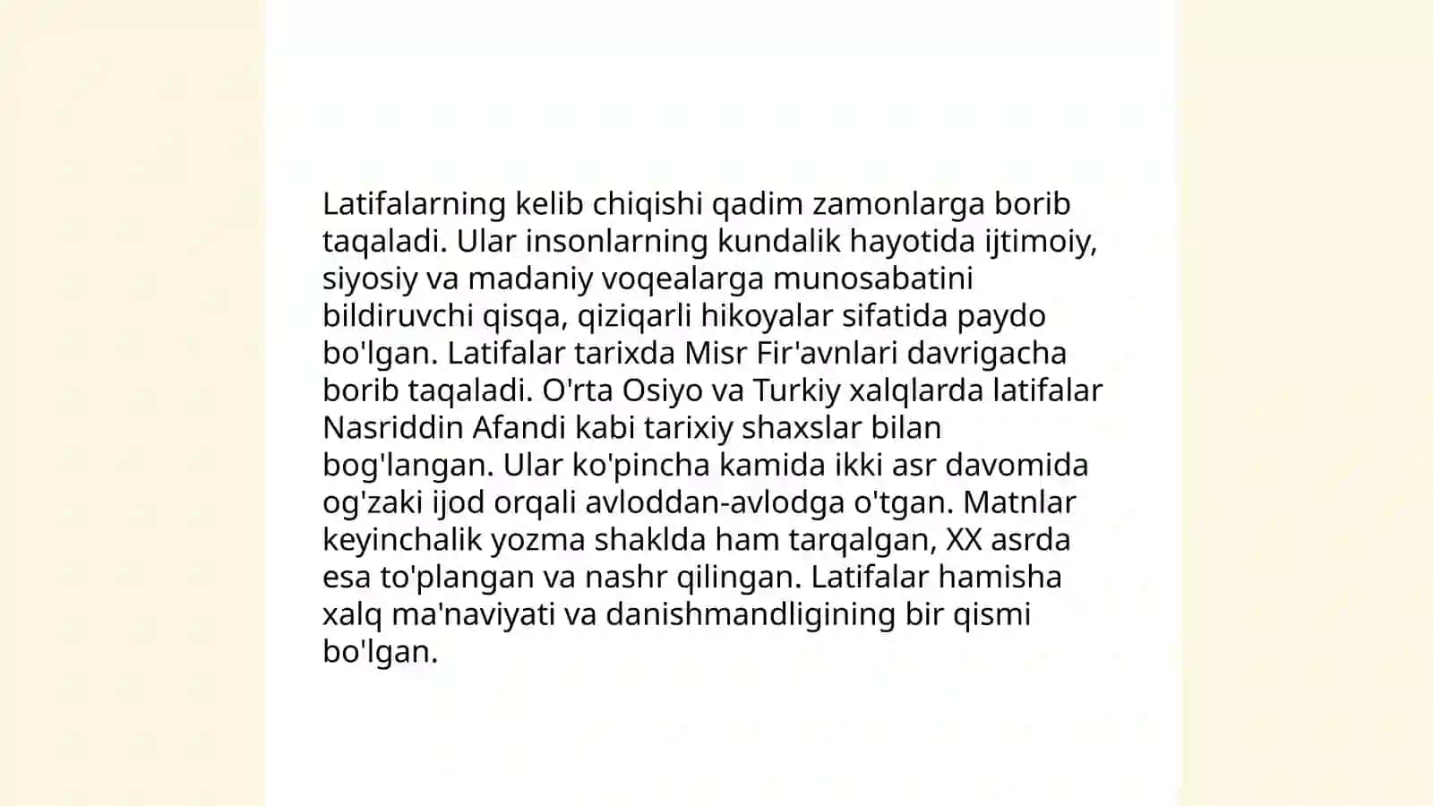 Latifa, lof, askiya janrlari boʻyicha taqdimot tayyorlash 4
