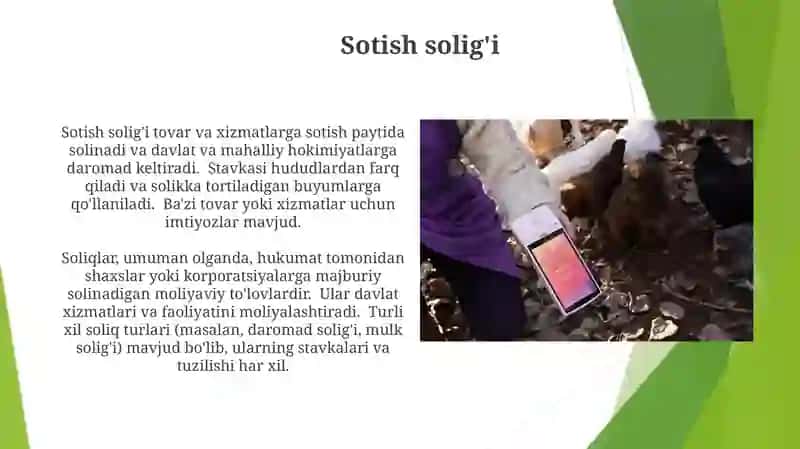 Soliqlar va majburiy to'lovlar 4