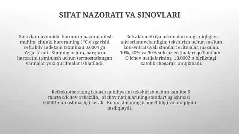Tuzilish refraktometriyasi 4