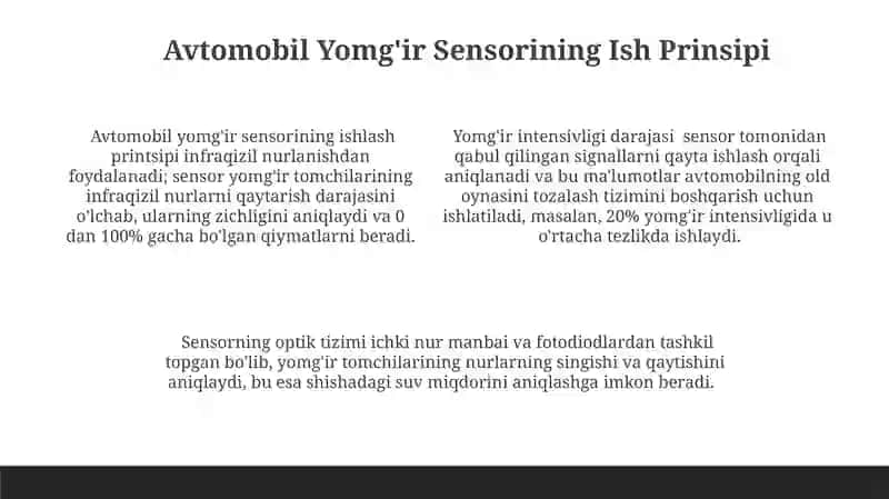 Sensorning Afzalliklari va Kamchiliklari 4