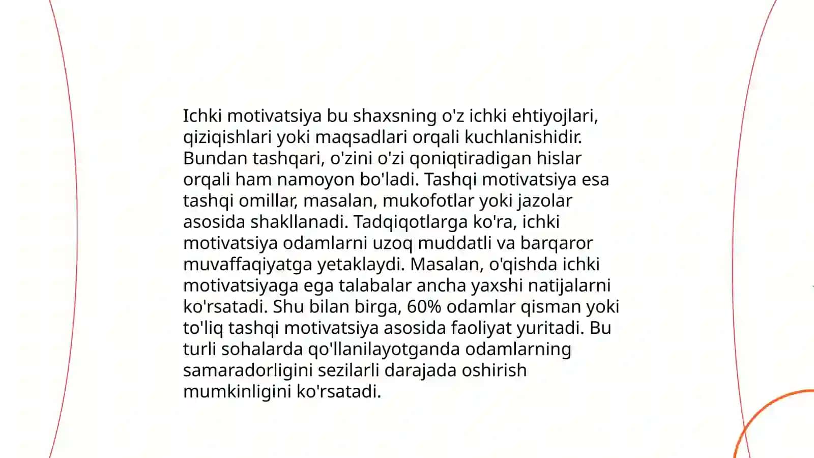 Xulq-atvor va faoliyat motivatsiyalari 4