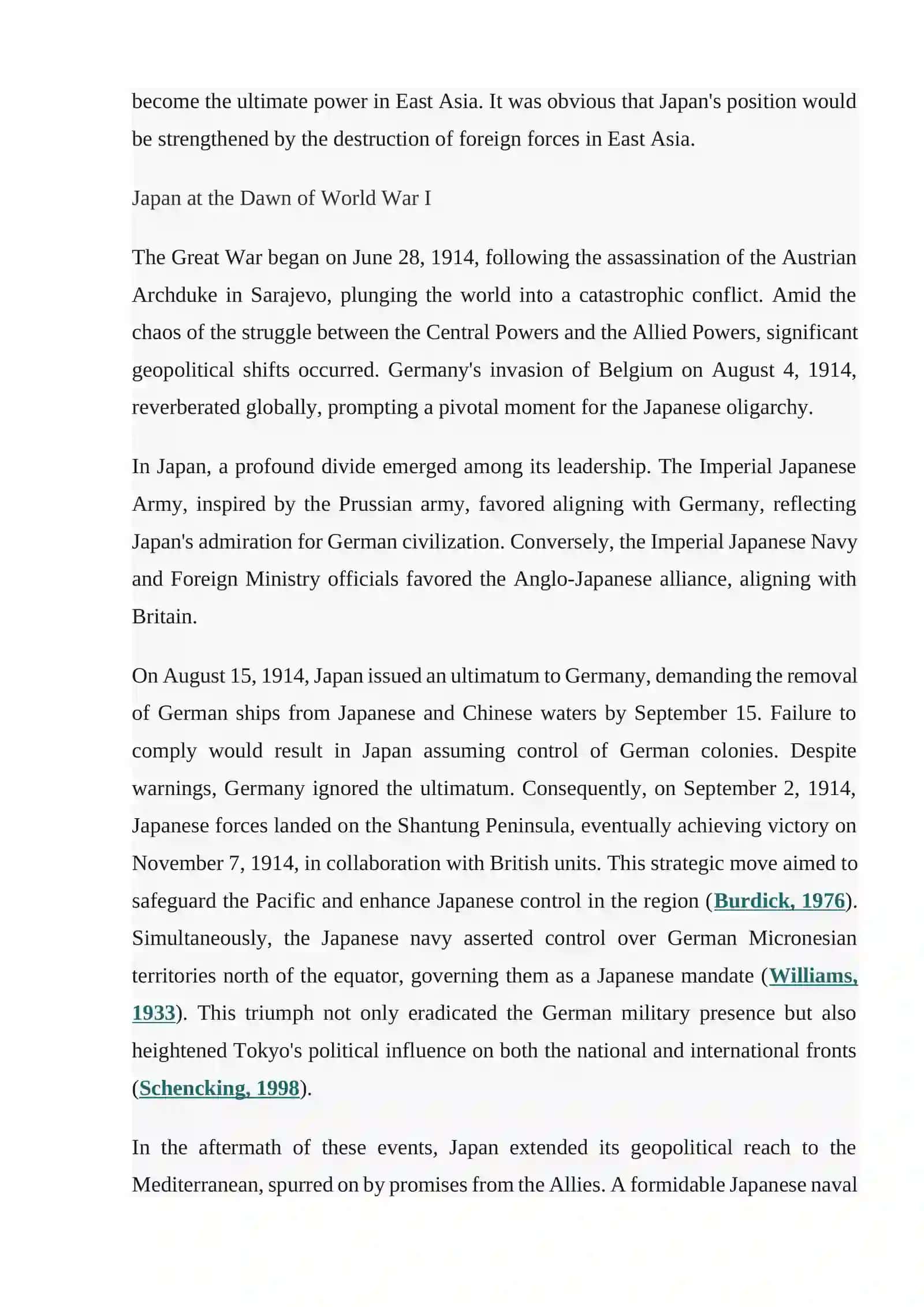 Forgotten alliances: Japan’s role in World War I and its enduring impact on Southeast Asian geopolitics 4