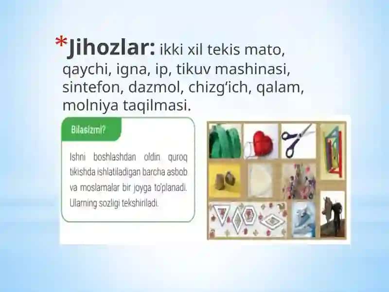 XALQ HUNARMANDCHILIGIDA QUROQCHILIK SAN’ATI VA TARIXI 4
