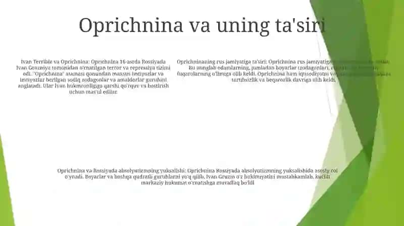 Rossiyada Absolutizmni Shakllanishi 4