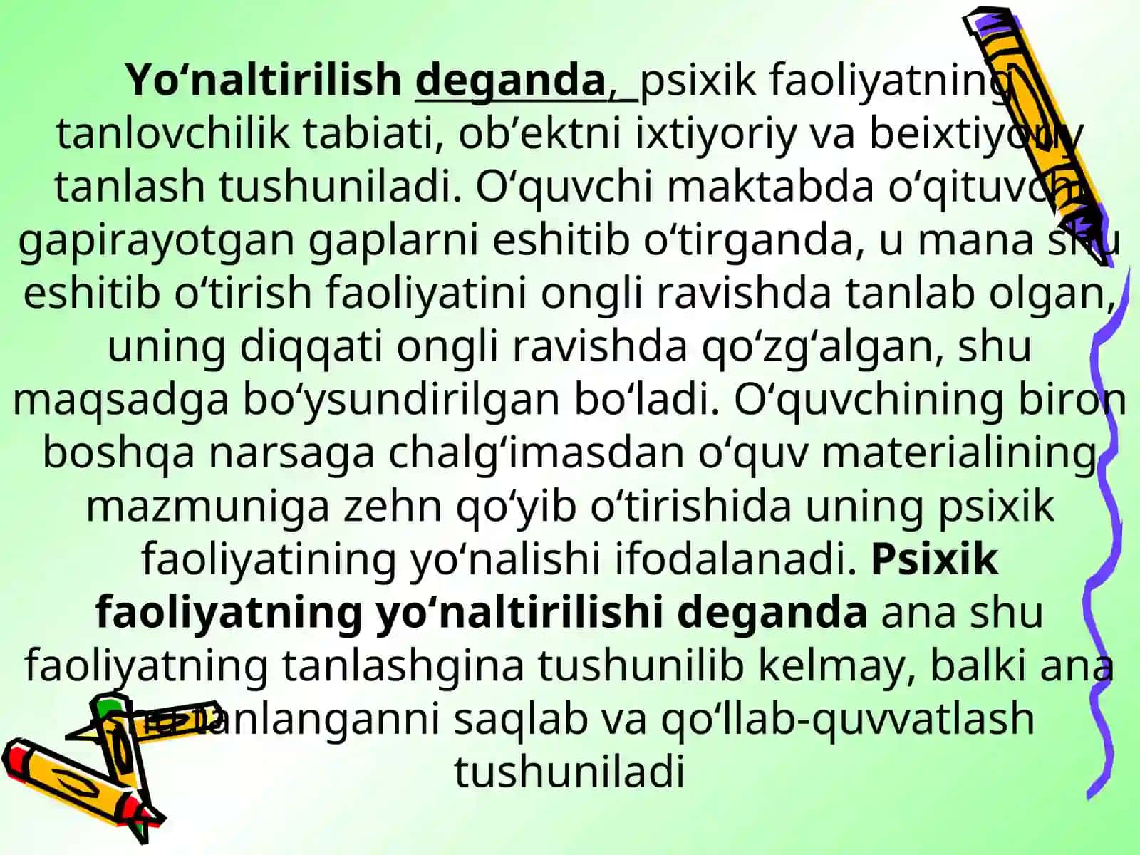 Diqqatning asosiy xususiyatlari 4