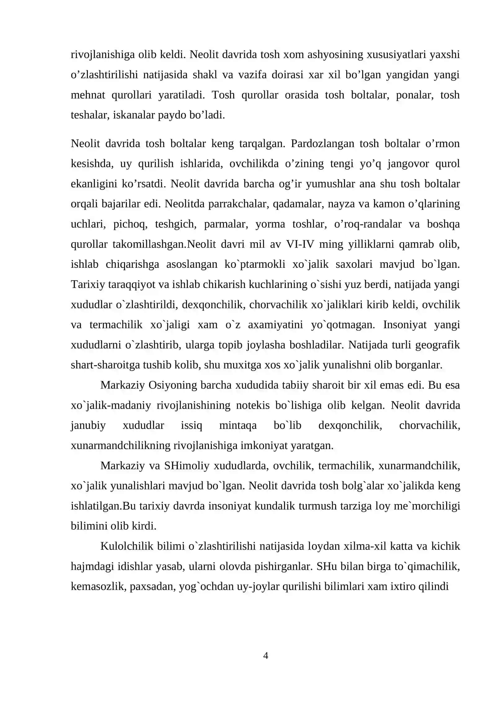Ibtidoiy jamiyat tarixi 4