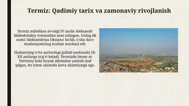 Surxondaryo viloyati shaharlari 4