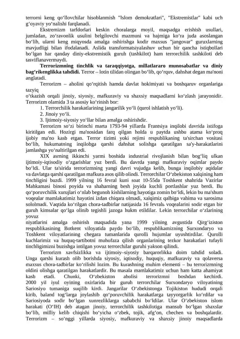 Diniy ekstremizm va terrorizm 4