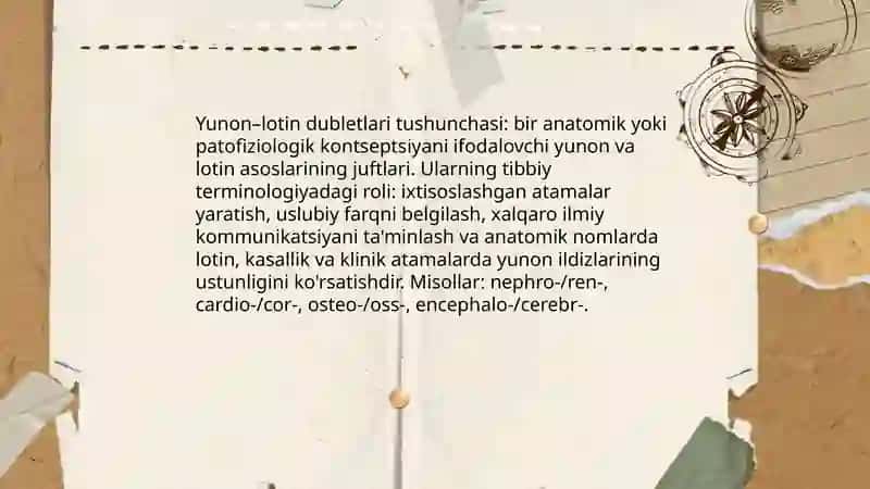 Klinik terminlar yasovchi atama elementlari 4
